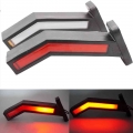 2PCS Waterproof Trailer LED Side Marker Lighting Outline Marker Truck Light Neon Stalk Side Marker Light For Trailer 12 24V|Truc