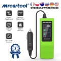 MRCARTOOL B50 Automotive Power Capacity Tester Voltage Detector Tool 12V/24V HD Large Screen Display Car Battery Tester Analyzer