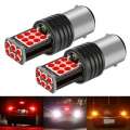 2pcs New 1157 P21/5w Bay15d Super Bright 3030 Led Car Tail Brake Bulbs Turn Signals Auto Rear Fog Lamps Daytime Running Light -