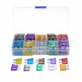 100pcs/lot Car Auto Medium Size Standard Blade Fuse Box Plastic Box Assortment with 2A 3A 5A 7.5A 10A 15A 20A 25A 30A 35A Fuses|