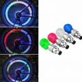 2Pcs Neon Lights Tyre Wheel Valve Cap Light LED Flash Car Tire Valve Caps Air Cover Tire Rim Valve Wheel Stem Cap Bike Light|Bic