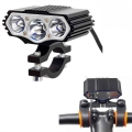 Onature Powerful Electric Bike Light 1000 Lumens 12 72V Input E Bike Headlight Aluminum Housing 3xT6 LED Head Light for eBikes|E