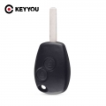 Keyyou New Replacement 2 Button Key Fob Remote Shell Case Uncut Blade For Renault Modus Clio 3 Twingo - Car Key -