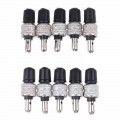 10Pcs Nickel Plated Brass Bike Wheel Tire Valve Core with Cap Bicycle Schrader Valve Ultralight Zinc Alloy MTB Mountain Road|Val