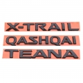 Black Automobile Sticker QASHQAI X TRAIL Trunk Stciker For Nissan QASHQAI X TRAIL TEANA Emblem Badge Sticker Nissan Rear Sticker