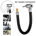 New Car Inflator Pump Extension Pipe Air Tyre Tire Chuck Hose Adapter Valve Connector Tool Clip Spikes For Car Tire Repair Tools