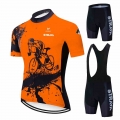 2021 Pro Cycling Jersey set STRAVA Summer Ropa Ciclismo Mountain Bike Clothing Breathable Mans Bicycle Clothes Jersey Sportswear