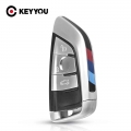 Keyyou 3 Buttons Car Smart Card Fob Remote Key Shell Insert Blade Case For Bmw X5 X6 F15 X6 F16 G30 7 Series G11 X1 F48 F39 - Ca