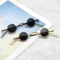 Alloy Small Round Punk Sun Glasses 2022 Women Vintage Sunglasses Retro Mini For Men Steampunk Eyewear Unisex UV400|Motorcycle Gl