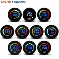 Dynoracing 2" 52mm Digital 20 Led Boost Bar Psi Vacuum Water Temp Oil Temp Oil Press Voltmeter Air/fuel Ratio Egt Temp Rpm