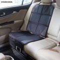 123*48cm Car Seat Cover Waterproof Anti Slip PU Leather Seat Protector Cover With Pocket For Child Baby Seat Mat Car Accessories