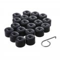 20pcs Car Wheel Cover Hub Nut Bolt Covers Cap 17mm Auto Tyre Screws For Volkswagen Vw Golf Mk4 Exterior Protection Accessories -