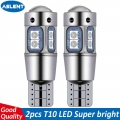 Aslent 2pcs T10 W5w 168 192 Led Tail Light 3030 10smd 12v Car Led Auto Lamp Canbus No Error Car Marker Parking Bulb