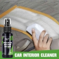 50ml Liquid Leather Foam Cleaner Multi Purpose Neutral pH Car Cleaning Interior Parts Plastic Refreshing Spray Car Wash|Leather