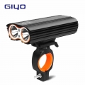 GYIO Bicycle Bike Light Front 2400Lm Headlight 2 Battery T6 Leds Bicycle Light Cycling Lamp Lantern Flashlight For Bicycle Bike|