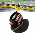 Road Mtb Duck Bike Bell Bicycle Duck Rubber With Helmet Ducky With Helmet Duck Cute Wind Motor In The Car Bike Accessories|Bicyc