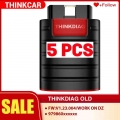 5 PCS THINKCAR ThinkdiagFull System All Software OBD2 Diagnostic Tool 15 reset services Ecu coding pk easydiag|Code Readers &