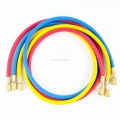 Car " AC Charging Hoses Tube for R134a R12 R22 R404 R502 Air Conditioning Refrigerant Tube 1/4" SAE Thread Hose Fluori