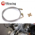 36'' 1/8 NPT 4AN T3 T4 T3/T4 T04E T70 T66 T67 Gt35 Gt45 Turbo Oil Feed Return Line Oil Drain Line Kit Oil Cooled Turbo C