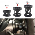 New hollow out Universal Steering Wheel Hub Spacer 12/51/76/101 mm Steering Wheel Hub Boss Kit Adapter Spacer Black|Steering Whe