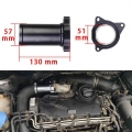 57mm Diesel Egr Delete Valve Pipe For Vw Audi Seat Skoda 1.9 Tdi 130 160 Bhp Bypass - Exhaust Gas Recirculation Valve - Officema