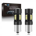 AILEO Car Lights Signal Lamp Bulb BA15S 1156 P21W LED PY21W BAU15S 3030 SMD chip Brake Lights Turn Signal Daytime running light