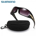 Shimano Polarized Sports Men Sunglasses Fishing Driving Sun Glasses UV400 Lightweight Safety Goggles Male Fishing Glasses| | -