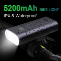NEWBOLER 1000 Lumens Bicycle Headlight 5200mAh as Power Bank USB Chargeable Bike Light Front IPX5 Waterproof MTB Bike Flashlight