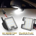 2pcs Led Under Side Mirror Puddle Light For Ford Focus 3 Escape 3 Mondeo 4 5 Kuga 1 2 Galaxy 2 C Max S Max Car Courtesy Lamps -