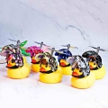 Car Small Yellow Duck Helmet Airscrew Standing Duck Broken Wind Bike Motor Riding Cycling Lights motorcycle Accessories Decor|Bi