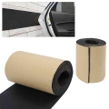 6mm Protection Mat Car Door Garage Rubber Wall Garage Rubber Wall Guard Safety Parking Parts Mouldings 50*20cm - Styling Mouldin