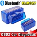 Super MINI ELM327 V2.1 Bluetooth ELM 327 Version 2.1 OBD2 / OBDII Error Coder Android Torque Car Code Scanner For Multi brands|C