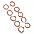 Brass Metal Motorcycle Exhaust Pipe Gasket Rings for GY6 50cc 150cc Scooter|Exhaust Gaskets| - ebikpro.com