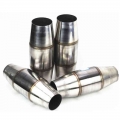 2.5" 3'' 100 cell 200 Cell 300 Cell High Flow Metallic Core Race Catalytic Converter high performance sport catalyt