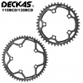 Deckas 110bcd 130bcd Crown Chainring Narrow Wide Round Chain Ring 36t 38t 40t 42t 44t 46t 48t 50t 52t 54t 56t 58t Sprocket - Bic