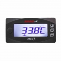 Motorcycle KOSO LED Display MINI 3 IN 1 Meter (Water Temp+Time+Volt) Motorbike Voltmeter for Scooter Bike Accessories Drop|Instr