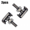 2pcs/set Universal Car Battery Cable Terminal Connectors T Bolt Replace #19116852 #6X0915138 #64740 Replacement Accessories|Batt