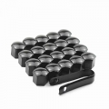 Car 20pcs 17mm，19mm，21mm Tyre Wheel Hub Covers Protection Caps Wheel Nuts Covers Nut Caps Hub Screw Protector Dust Proof Bolt R|