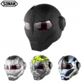 Ironman Motorcycle Cool Helmet Flip Up Casque Vintage Motorcycle Helmets Full Face Iron Man Motorcycle Helmets Soman 515 - Helme