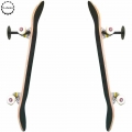 Skateboard Wall Hanger Ski Hanger and Guitar Hanger Wall Mount for Guitar, Skateboard, Longboard, Skis, Snowboards, Water Skis|S