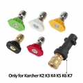 Compatible Pressure Washer Gun Adapter, Only Replacement For Karcher K2, K3, K4, K5, K6, K7, 1/4'' Quick Connect - Water