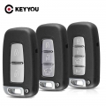 KEYYOU 2/3/4 Buttons Smart Car Remote Key Case Shell For Hyundai IX35 Sonata 8 Elantra For Kia K2 K5 Sportage Forte Replacement|