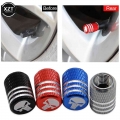 4pcs Skull Car Valve Caps Wheel Valve Cap Auto Tyre Air Valve Stem Caps Dust Cover For Bike Car Vehicles Styling - Valve Stems &