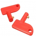 2 Pcs Plastic Spare Keys Mini Battery Cut Off Kill Isolator Switch Spare Keys For Auto Boat Truck Marine