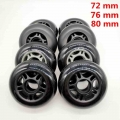 roller skate non flashing wheel skate wheel 72 mm 76 mm 80 mm black wheel|Flashing Roller| - Ebikpro.com