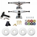 5in Skateboard Trucks Combo Set 5230mm Wheels Aluminum Magnesium Alloy Professional Bridge Skate Board Bracket |ska