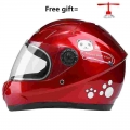 50 To 54 Cm Motorcycle Scooter Cute Personality Kid Child Helmet 6 10 Years Children Red Yellow Blue Safty Moto Bicycle Helmets|