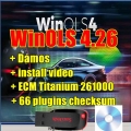 2021 Hot WinOLS 4.26 + Ecm titanium 26100 + 66 Plugins And Checksum WinOLS 4.26 + Damos files + Video + User Manual send cd disk