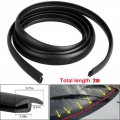 2m Seal Strip Trim For Car Front Windshield Sunroof Weatherstrip Rubber Black Automobiles Parts Accessories|Fillers, Adhesives &