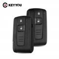 KEYYOU For Toyota Prius 2004 2005 2006 2007 2008 2009 Corolla Verso Camry New 2 Buttons Smart Remote Car Key Shell Case Cover|Ca